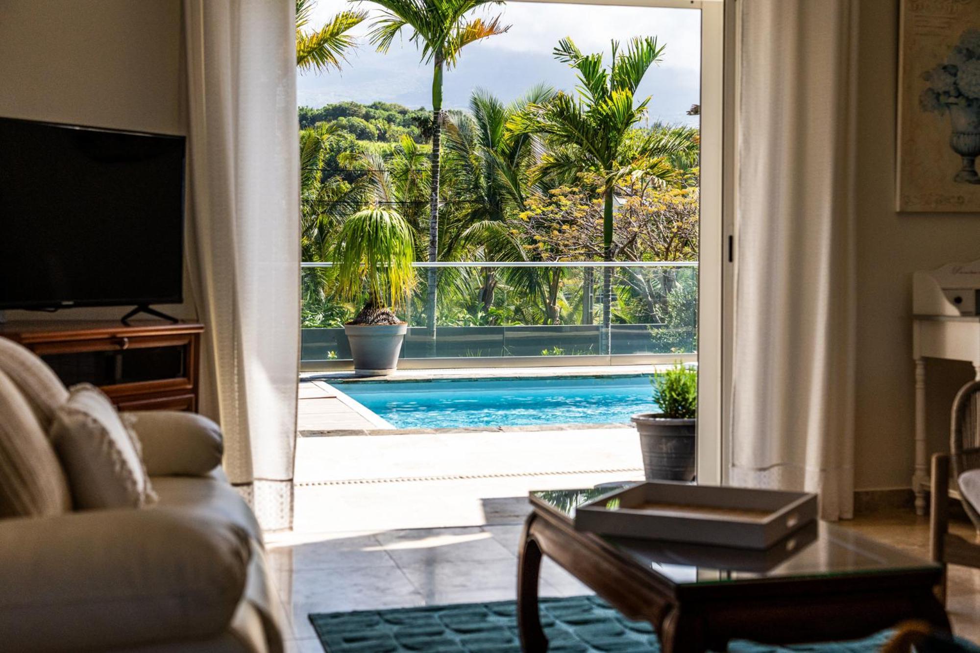 Villa Avec Piscine Vue Mer Et Montagne, En Pleine Nature Saint-Joseph Extérieur photo